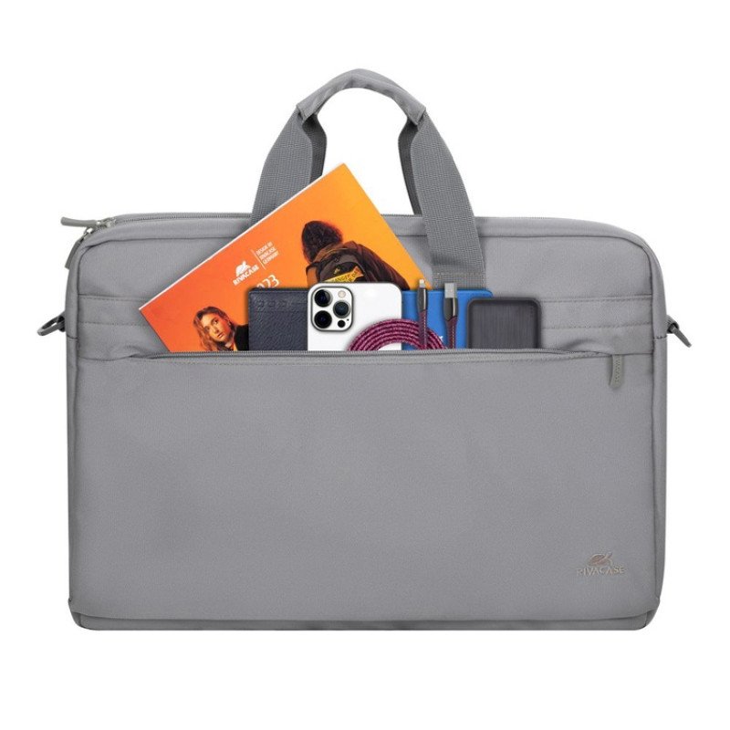 RIVACASE 8235 light grey сумка для ноутбука 15,6" / 6