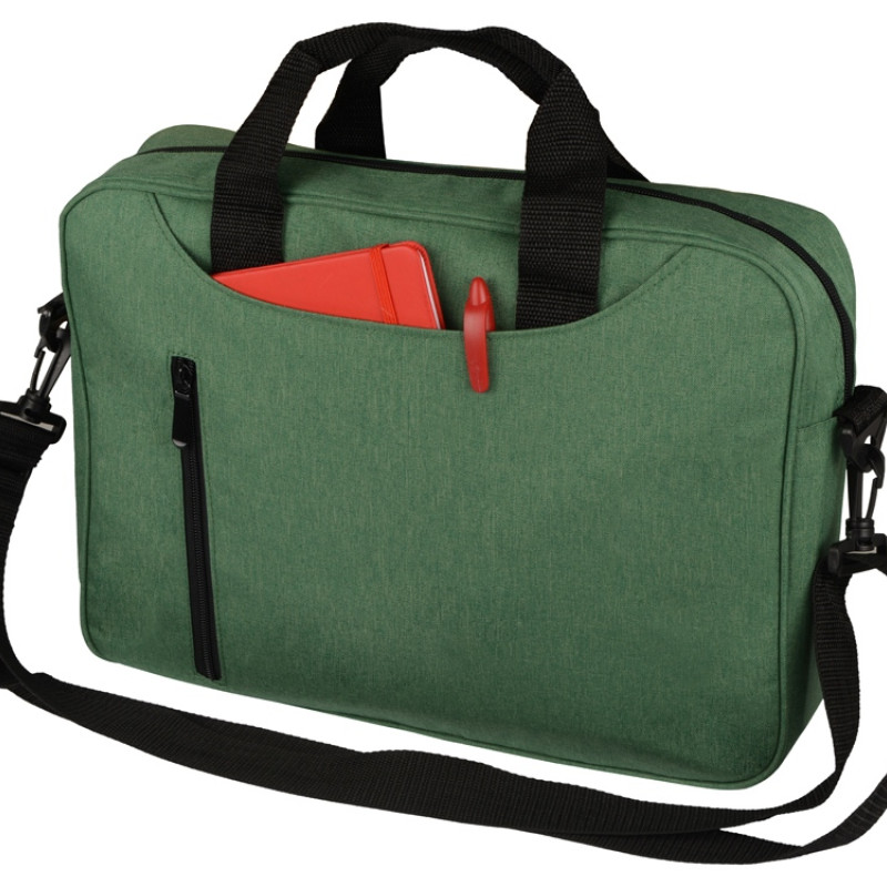 Сумка для ноутбука Wing с вертикальным наружным карманом, зеленый Сумка для ноутбука Wing с вертикальным наружным карманом, зеленый