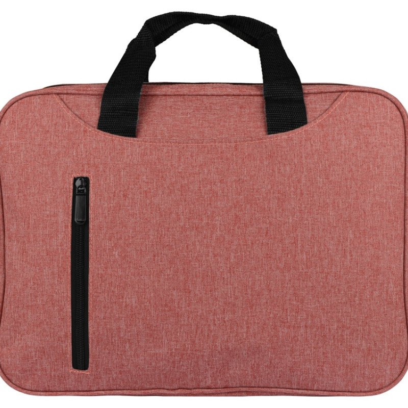 Сумка для ноутбука Wing с вертикальным наружным карманом, красный