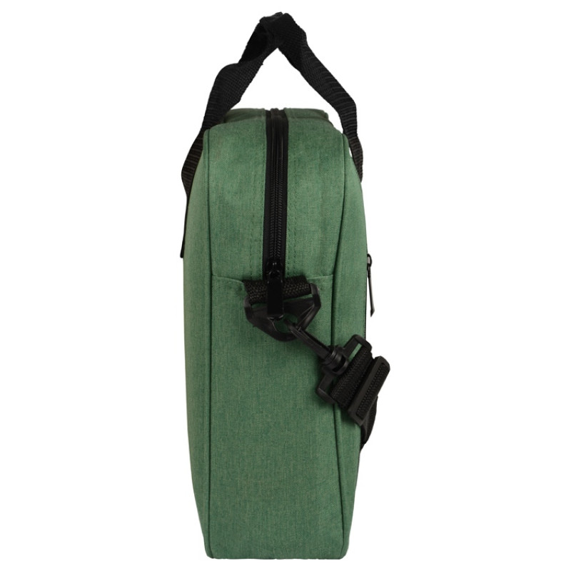 Сумка для ноутбука Wing с вертикальным наружным карманом, зеленый (Р)