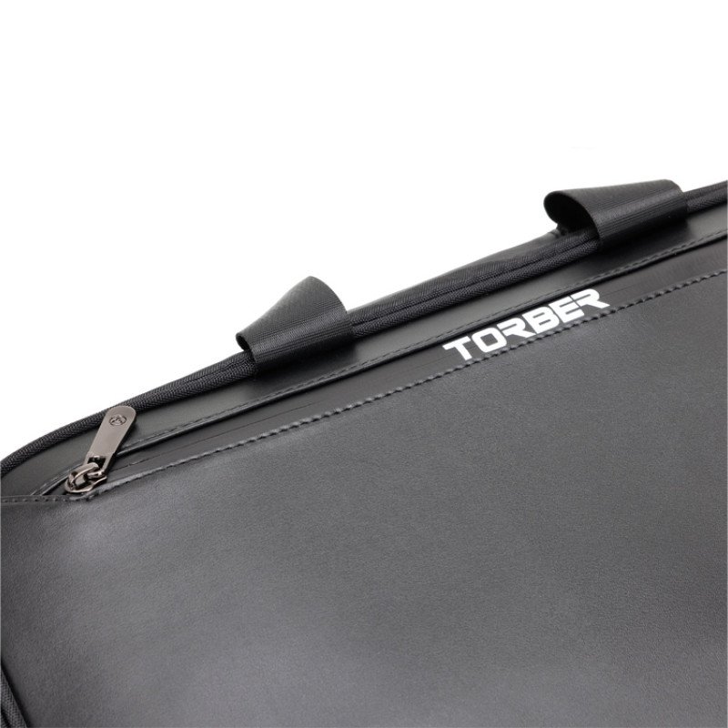 Сумка для ноутбука TORBER ВОЯЖ 15.6'', чёрный, нейлон/микрофибра, 43 х 5 х 29 см, 6л