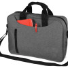Сумка для ноутбука Wing с вертикальным наружным карманом, серый