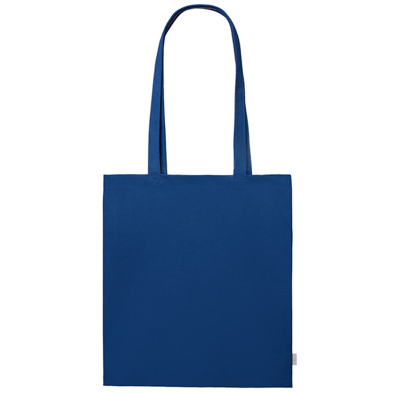 Шоппер Basio из переработанного хлопка 280 г, синий