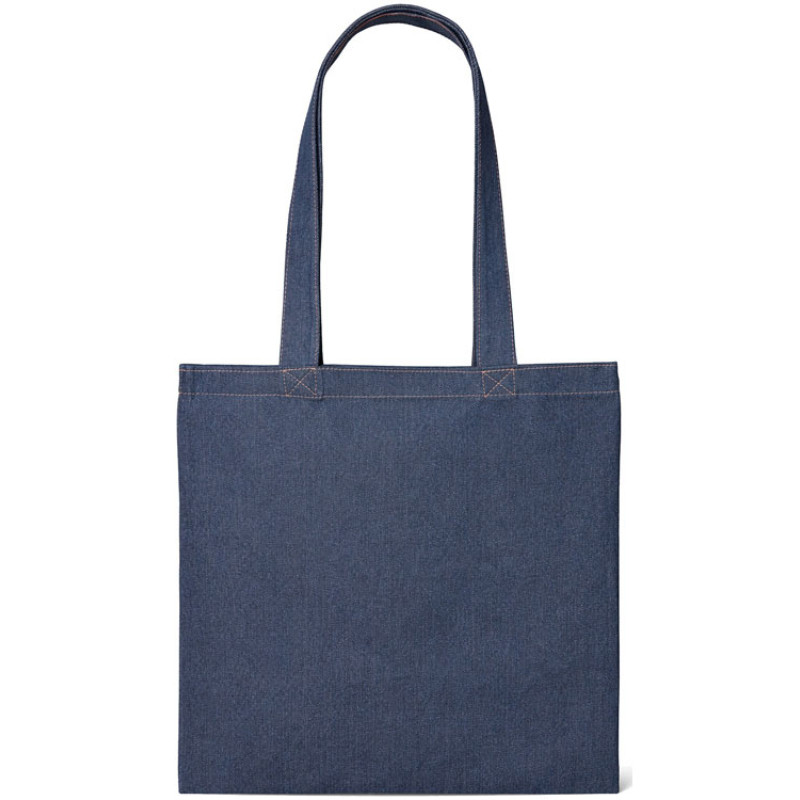 Джинсовая сумка-шоппер "Indigo"  с широкими лямками