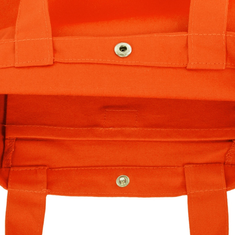 Сумка Helfer из хлопка на кнопке с регулирующейся лямкой, оранжевый