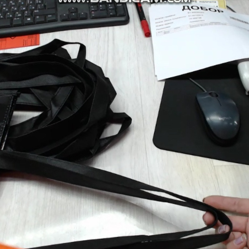 Сумка Tamy для покупок с карманом, черный