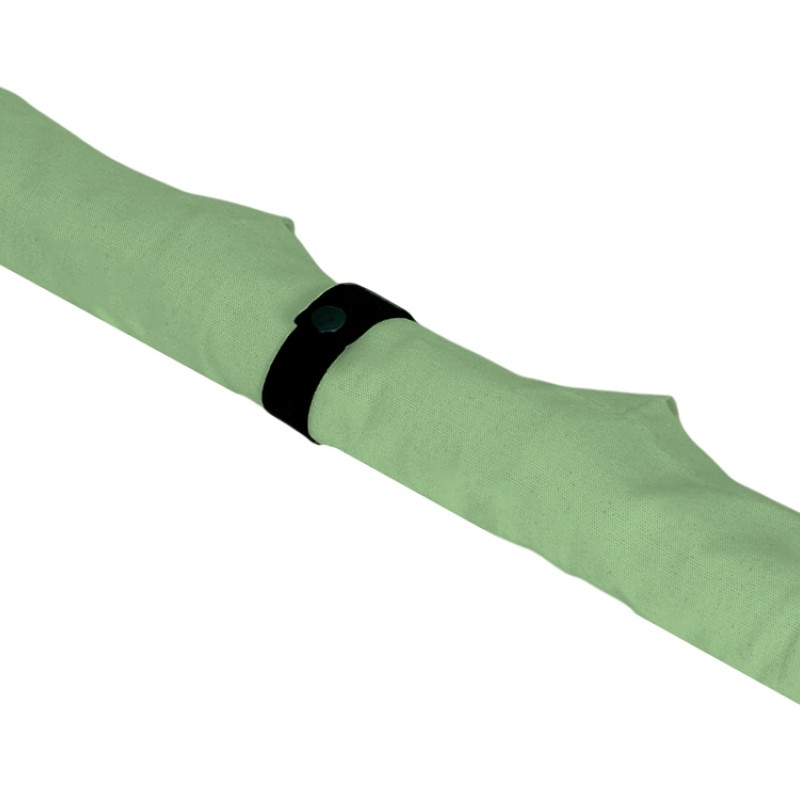 Сумка Fixy из переработанного хлопка с фиксирующей эластичной лентой, зеленое яблоко