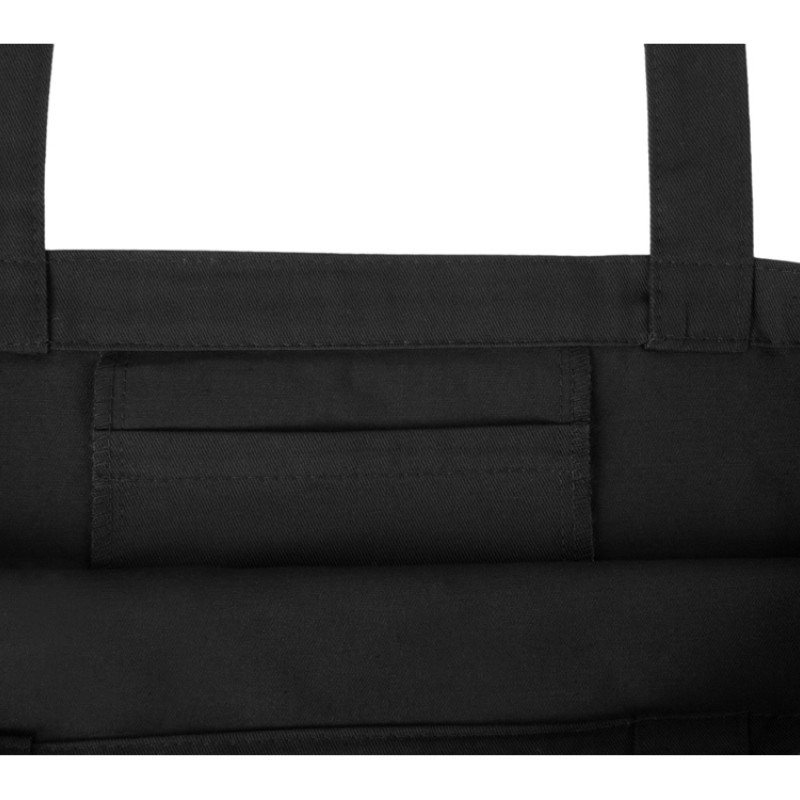 Сумка с широким дном и боками, черный