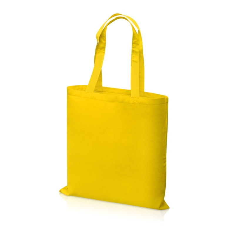 Сумка для шопинга Carryme 140 хлопковая, 140 г/м2, желтый