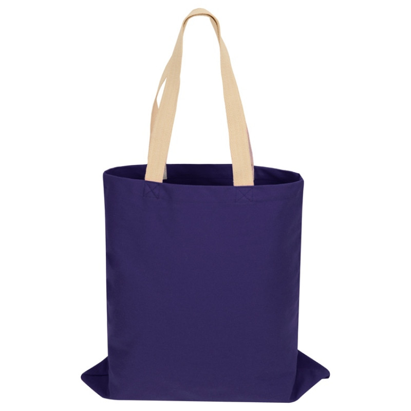 Сумка для шопинга Steady из хлопка с парусиновыми ручками, 260 г/м2, синий (P)