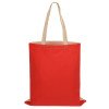 Сумка для шопинга Twin двухцветная из хлопка, 180 г/м2, красный/натуральный Сумка для шопинга Twin двухцветная из хлопка, 180 г/м2, красный/натуральный