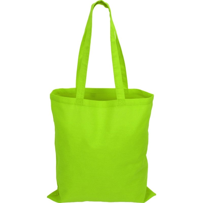 Сумка для шопинга Carryme 140 хлопковая, 140 г/м2, зеленое яблоко