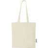 Эко-сумка Madras объемом 7 л из переработанного хлопка плотностью 140 г/м2, натуральный