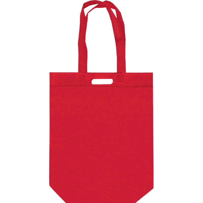 Сумка для покупок из спанбонда Ambit, 380*120*400 с ручкой 550/30 мм, красный