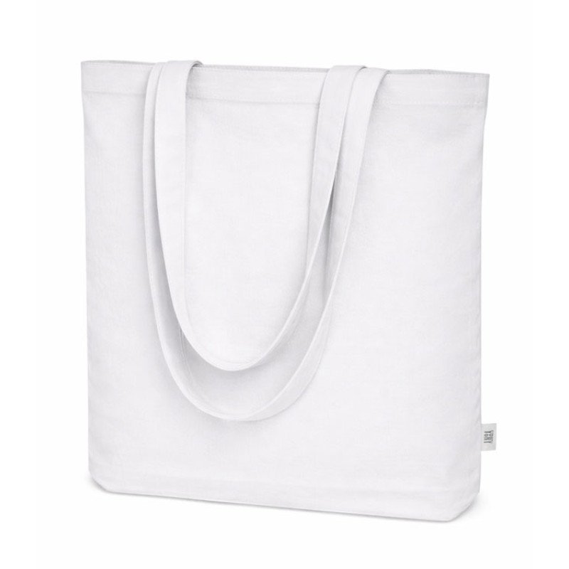 Сумка «Твил» из хлопка, 210 г/м2, белый