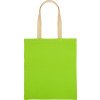 Сумка для шопинга Twin двухцветная из хлопка, 180 г/м2, зеленое яблоко/натуральный Сумка для шопинга Twin двухцветная из хлопка, 180 г/м2, зеленое яблоко/натуральный