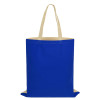 Сумка для шопинга Twin двухцветная из хлопка, 180 г/м2, синий/натуральный (P)