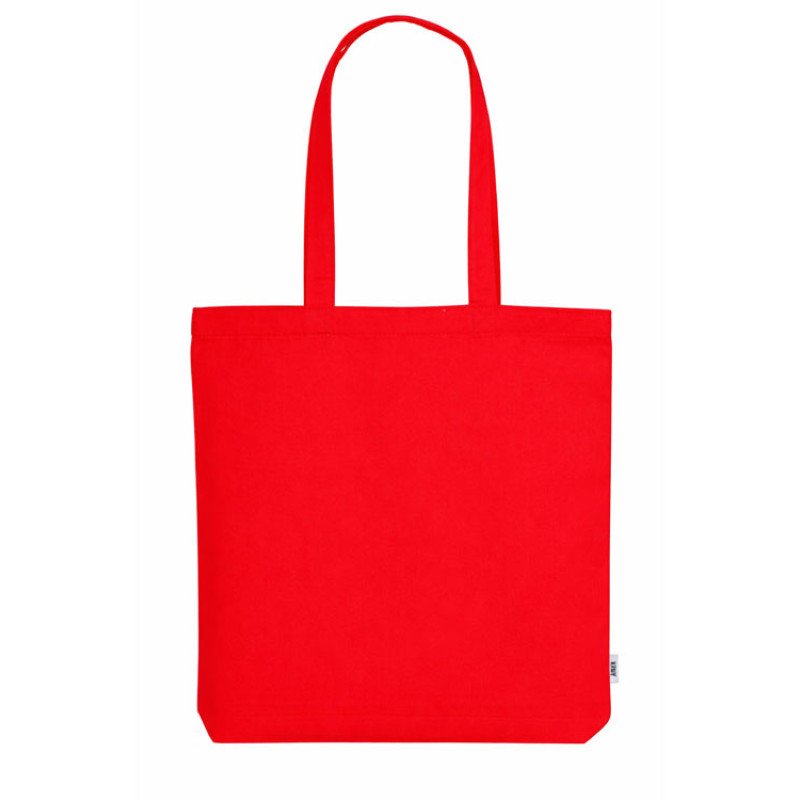 Сумка «Твил» из хлопка, 210 г/м2, красный