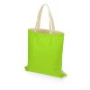 Сумка для шопинга Twin двухцветная из хлопка, 180 г/м2, зеленое яблоко/натуральный Сумка для шопинга Twin двухцветная из хлопка, 180 г/м2, зеленое яблоко/натуральный