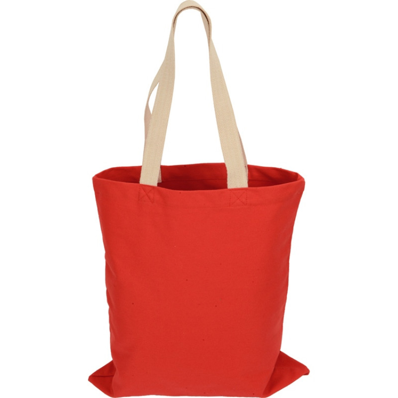 Сумка для шопинга Steady из хлопка с парусиновыми ручками, 260 г/м2, красный (P)