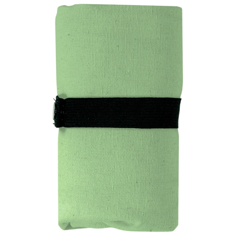 Сумка Fixy из переработанного хлопка с фиксирующей эластичной лентой, зеленое яблоко