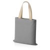 Сумка для шопинга Steady из хлопка с парусиновыми ручками, 260 г/м2, серый