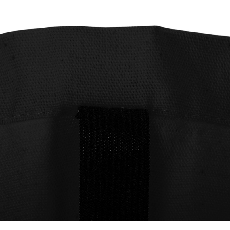 Сумка Fixy из переработанного хлопка с фиксирующей эластичной лентой, черный