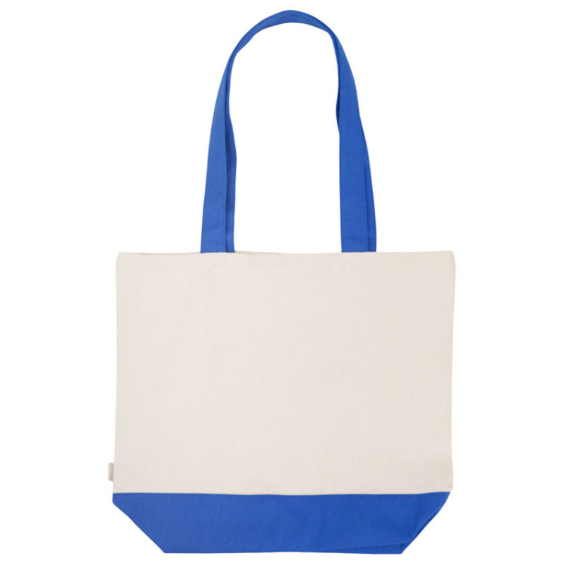 Сумка для шоппинга Cotton из переработанного хлопка 280 г, синий