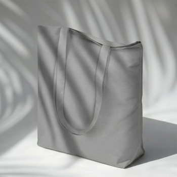 Сумка для шопинга Carryme 140 хлопковая, 140 г/м2, серый (P)
