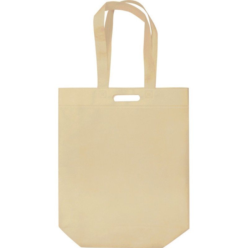 Сумка для покупок из спанбонда Ambit, 380*120*400 с ручкой 550/30 мм, бежевый