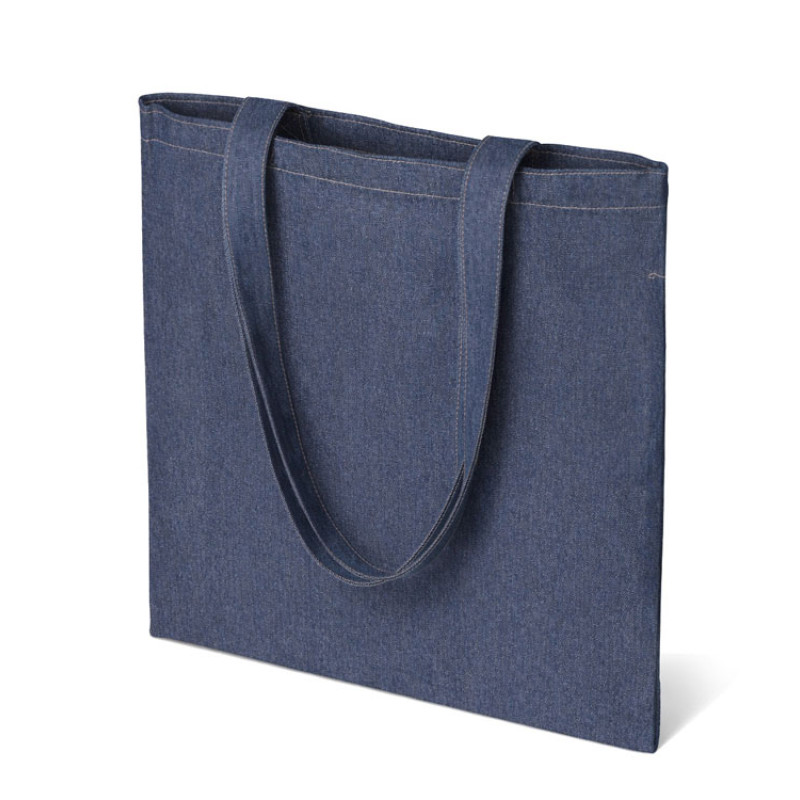Джинсовая сумка-шоппер "Indigo"  с широкими лямками