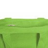 Сумка на молнии Zipper из хлопка 280 г c карманом на молнии спереди, зеленое яблоко Сумка на молнии Zipper из хлопка 280 г c карманом на молнии спереди, зеленое яблоко