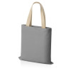 Сумка для шопинга Steady из хлопка с парусиновыми ручками, 260 г/м2, серый