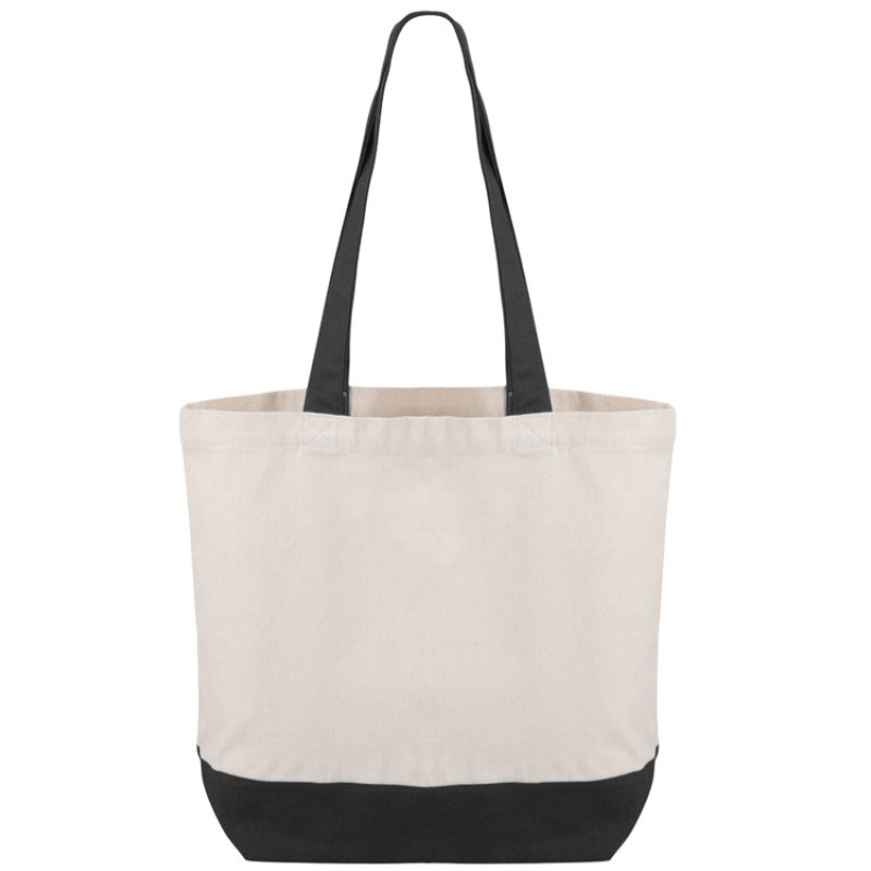 Сумка для шоппинга Cotton из переработанного хлопка 280 г, черный