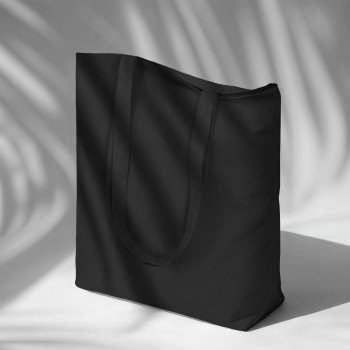 Сумка для шопинга Carryme 140 хлопковая, 140 г/м2, черный