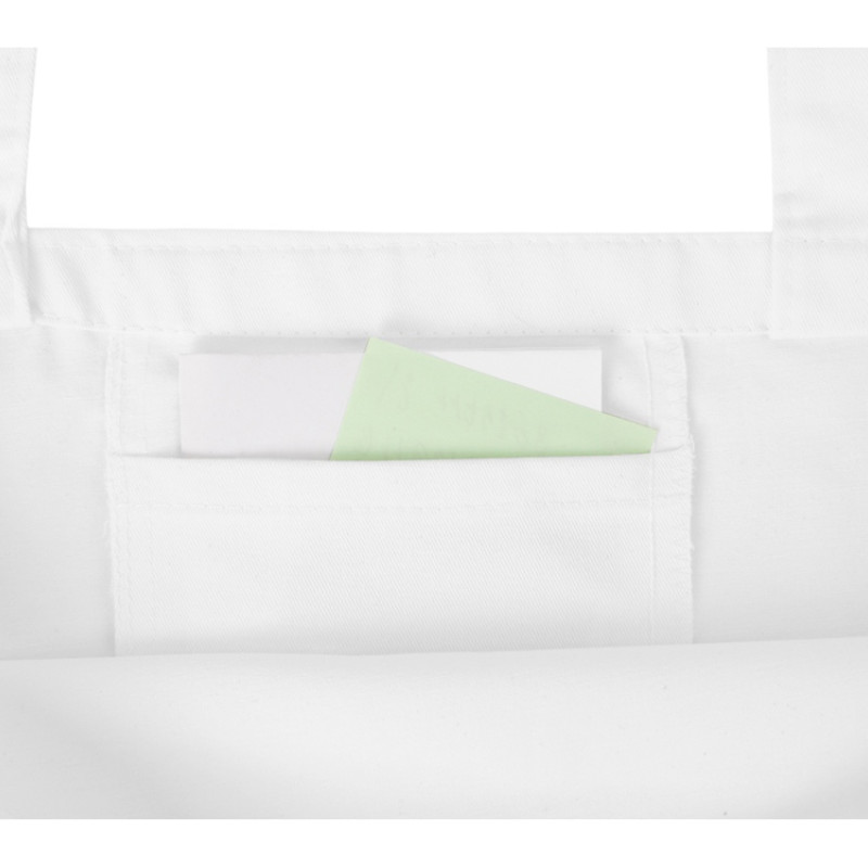 Сумка с широким дном и боками, белый