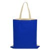 Сумка для шопинга Twin двухцветная из хлопка, 180 г/м2, синий/натуральный