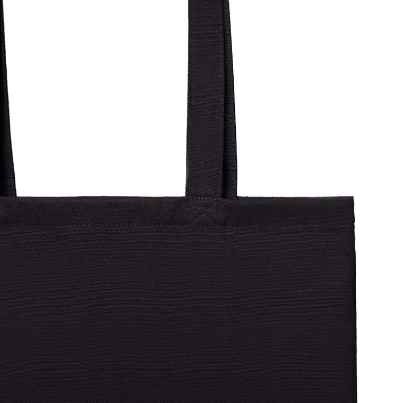 Шоппер Basio из переработанного хлопка 280 г, черный