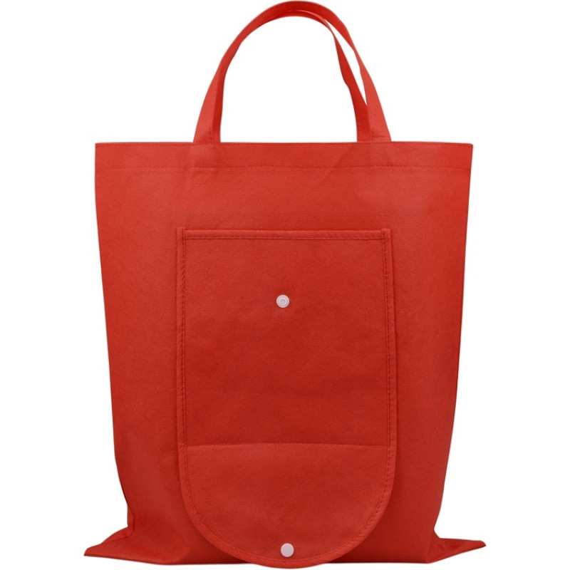 Складная сумка Plema из нетканого материала, красный