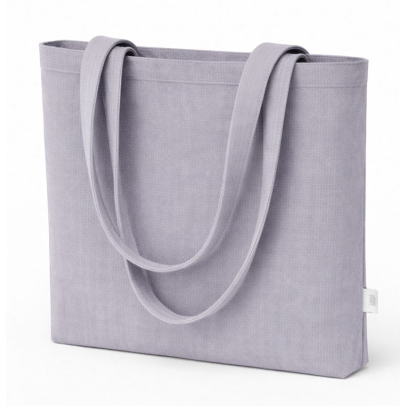 Сумка «Твил» из хлопка, 210 г/м2, серый