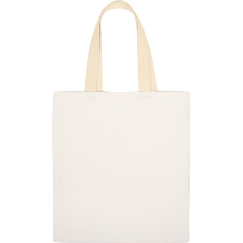 Сумка для шопинга Steady из хлопка с парусиновыми ручками, 260 г/м2, белый