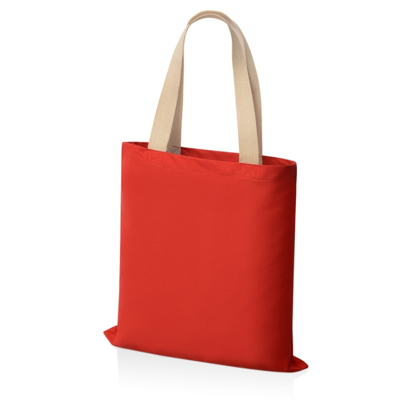 Сумка для шопинга Steady из хлопка с парусиновыми ручками, 260 г/м2, красный (P)