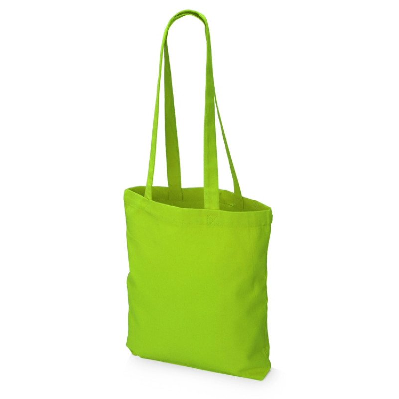 Сумка из плотного хлопка «Carryme 200», зеленое яблоко