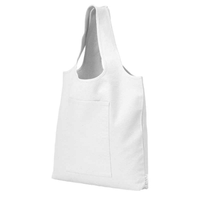 Сумка-шоппер Vest из хлопка 340 г/м2, белый