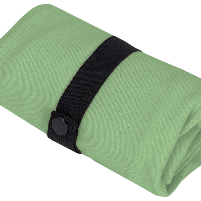 Сумка Fixy из переработанного хлопка с фиксирующей эластичной лентой, зеленое яблоко