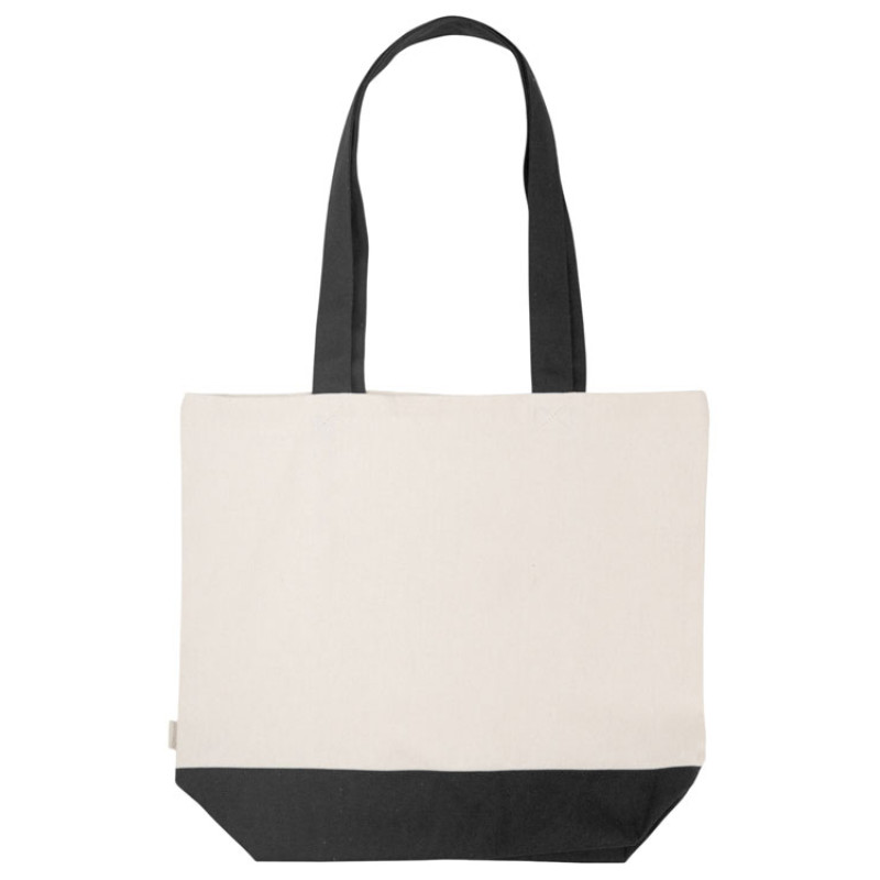 Сумка для шоппинга Cotton из переработанного хлопка 280 г, черный