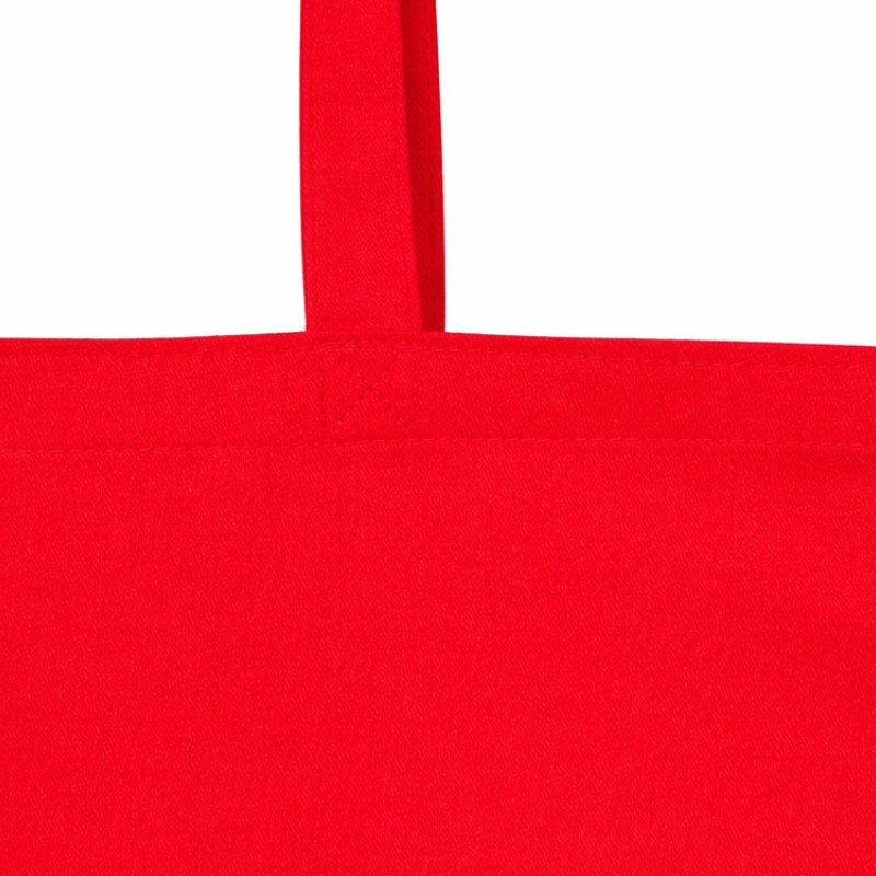 Сумка «Твил» из хлопка, 210 г/м2, красный