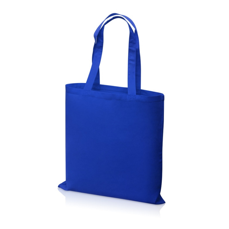 Сумка для шопинга Carryme 140 хлопковая, 140 г/м2, синий