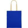 Сумка для шопинга Twin двухцветная из хлопка, 180 г/м2, синий/натуральный (P)