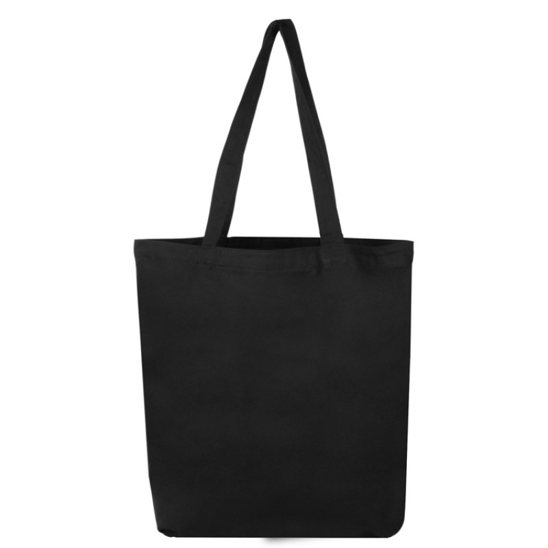 Сумка с широким дном и боками, черный